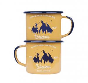 Emalco Enamelware Emaljmugg friluftsliv gul