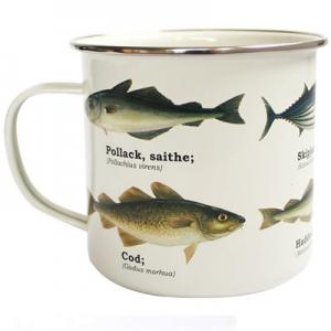 Ohlsson & Lohaven Emaljmugg fisk