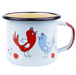 Emalco Enamelware Emaljmugg barn höns