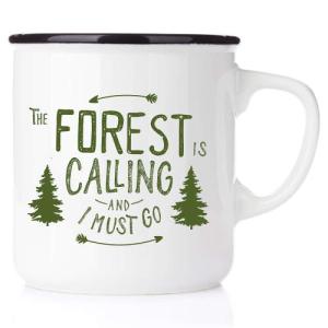  Emaljmugg The forest is calling