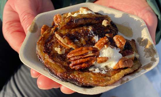 Carrot cake pancake