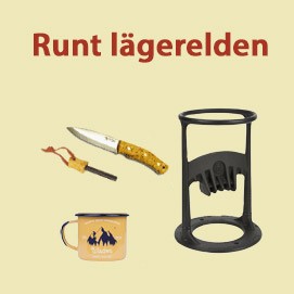 Runt lägerelden friluftsliv