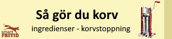 Göra egen korv - guide i korvstoppning av Smart Fritid.