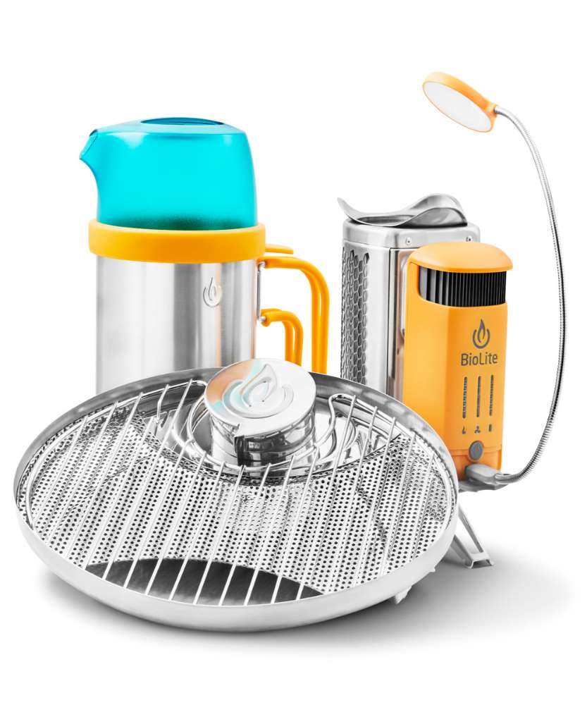 Biolite Camp Stove 2 Bundle - paket med Camp Stove, Kettle Pot och Grill.