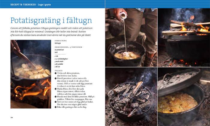 Boken Eldmat av Eric Tornblad om hur du lagar mat över öppen eld.
