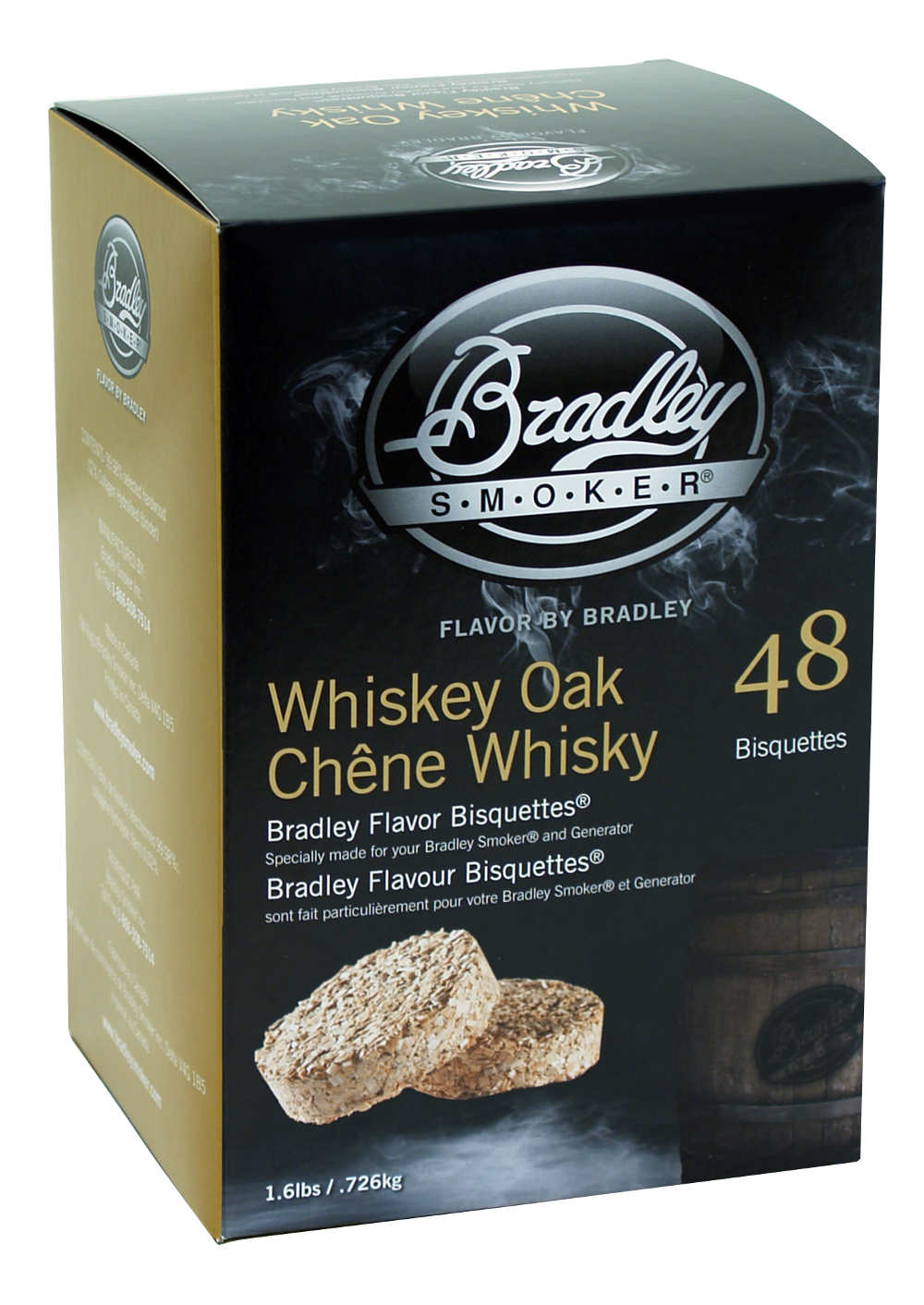 Whiskey-Ekbriketter för Bradley Smoker - 48-pack hos Smart Fritid.