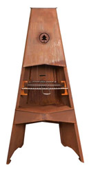 Eldstad ute