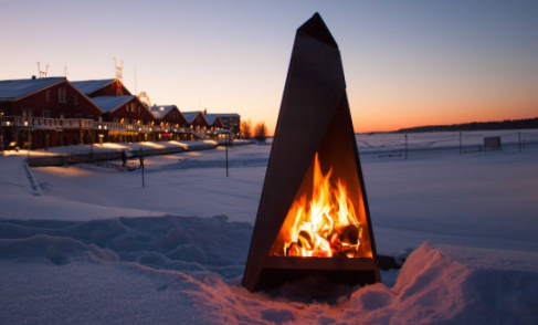 Eldstad utomhusbruk Tipi