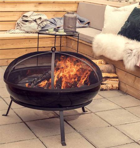 Eldfat för grill