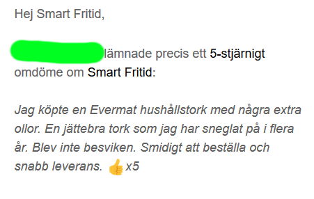 Evermat omdöme bra