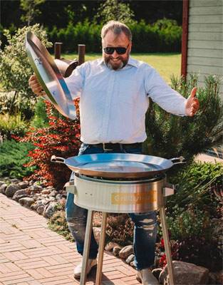 Stekhäll 58 cm grillsymbol