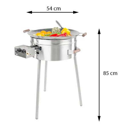 Gasol wokpanna grillsymbol 545