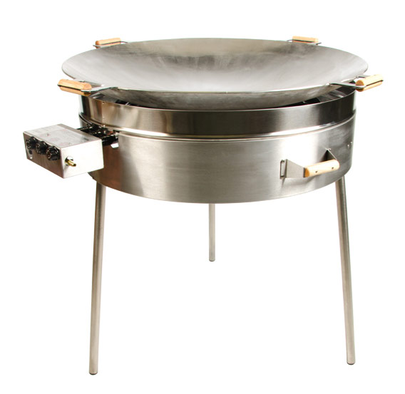 Gasol wokpanna grillsymbol