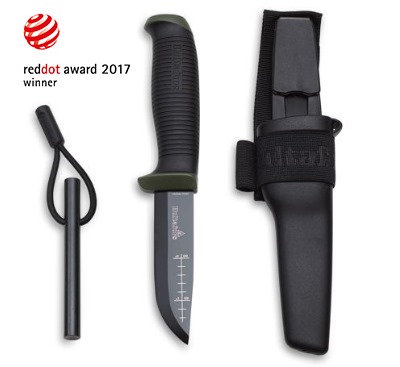 Friluftskniv OK4 Hultafors vann designpriset Red dot award 2017.