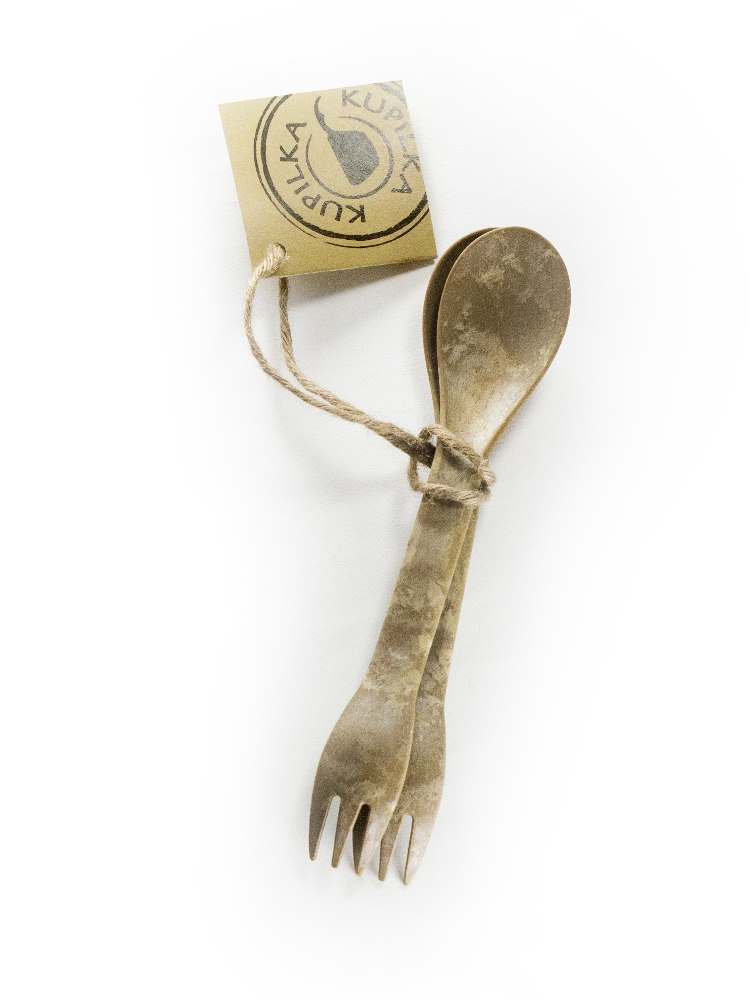 Kupilka Spork 205 - köp av återförsäljare Smart Fritid. Set om 2 st, brun.