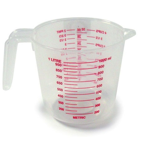Mätbägare plast 1 liter