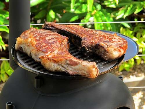 Ozpig - med två grillade köttbitar