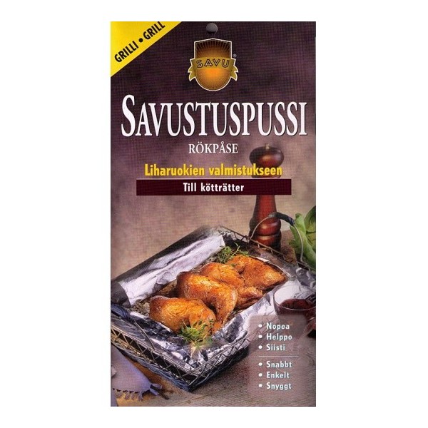 Rökpåse - kött på grill