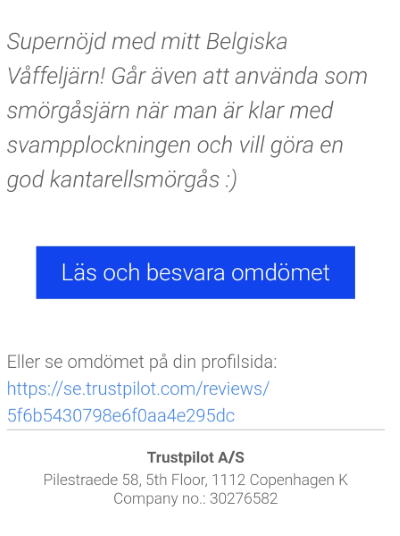 kundomdöme våffeljärn