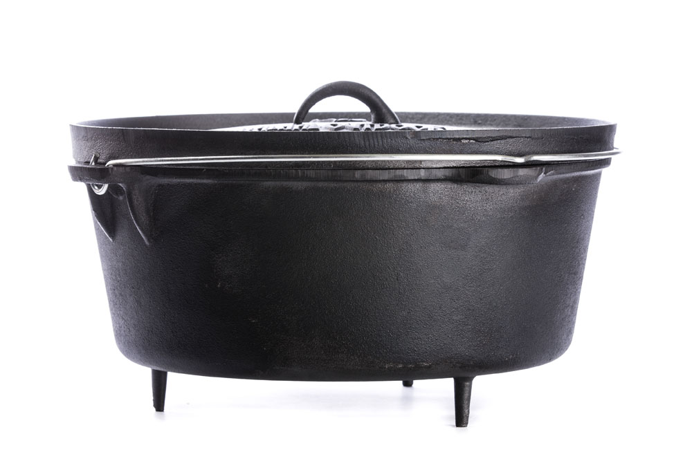 Dutch Oven / Fältugn 13 liter hos Smart Fritid vy från sidan.